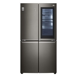 622L 敲一敲门中门冰箱 十字四门 曼哈顿午夜黑2