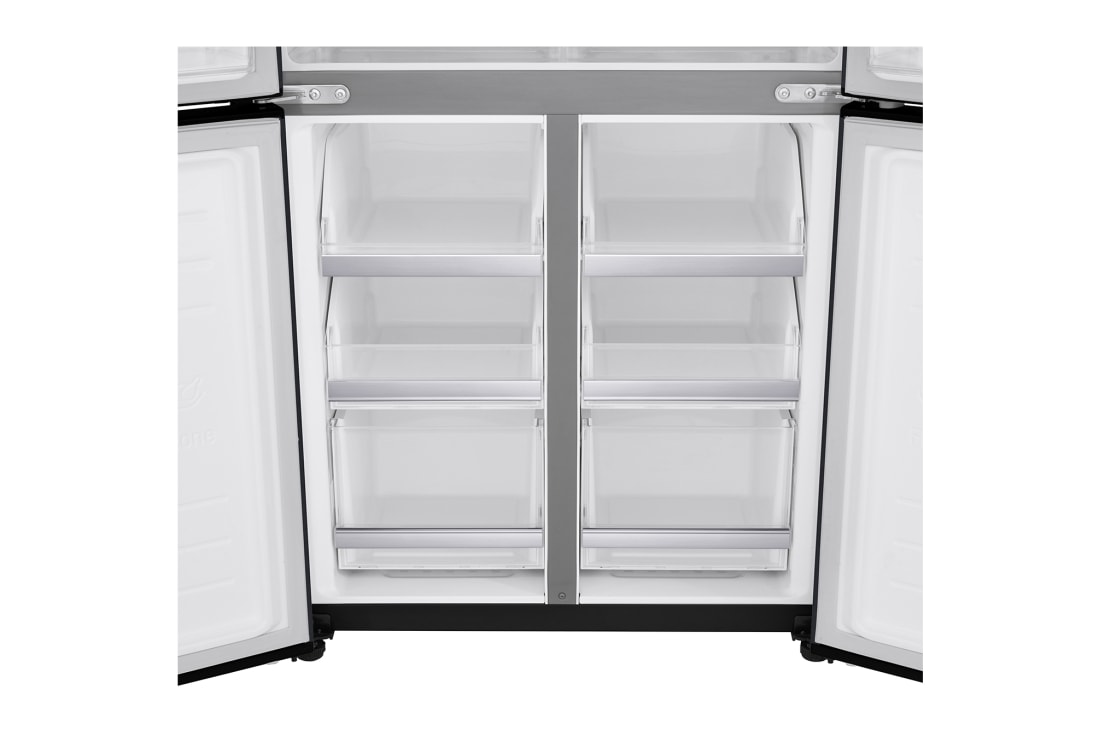 LG 530L 大容量冰箱 十字四门 曼哈顿午夜黑, P-Next8_Best_Basic_BottomCloseUp, F521MC18, thumbnail 10