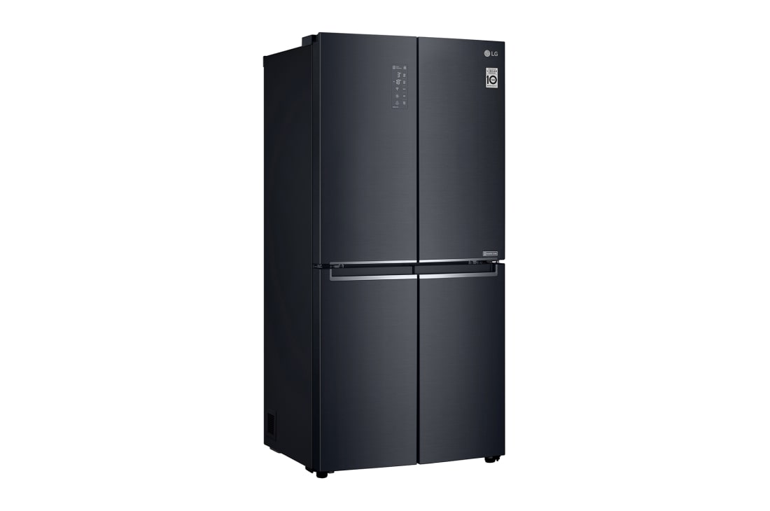 LG 530L 大容量冰箱 十字四门 曼哈顿午夜黑, P-Next8_Best_Basic_LeftSide, F521MC18, thumbnail 13