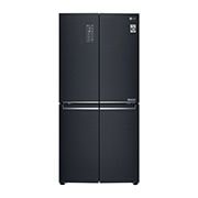 LG 530L 大容量冰箱 十字四门 曼哈顿午夜黑, P-Next8_Best_Basic_Front, F521MC18, thumbnail 1