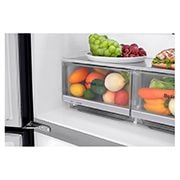 LG 530L 大容量冰箱 十字四门 曼哈顿午夜黑, P-Next8_Best_Basic_TopCloseUp_Food4, F521MC18, thumbnail 7