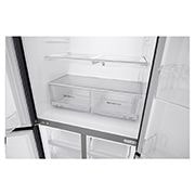 LG 530L 大容量冰箱 十字四门 曼哈顿午夜黑, P-Next8_Best_Basic_BottomCloseUp, F521MC18, thumbnail 8