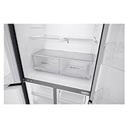 LG 530L 大容量冰箱 十字四门 曼哈顿午夜黑, P-Next8_Best_Basic_TopCloseUp_Folding2, F521MC18, thumbnail 9
