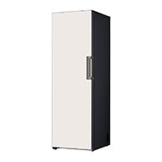 LG Objet Collection 奂然™ 系列 324L 组合式嵌入冰箱 单门冷冻 玉石白, 左视图, F381BE, thumbnail 11