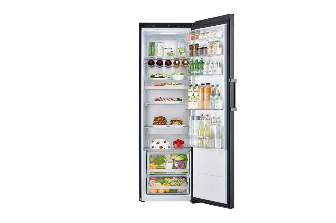 LG Objet Collection 奂然™ 系列 386L 组合式嵌入冰箱 单门冷藏 玉石白, 正面开门视图2, A381BE, thumbnail 3