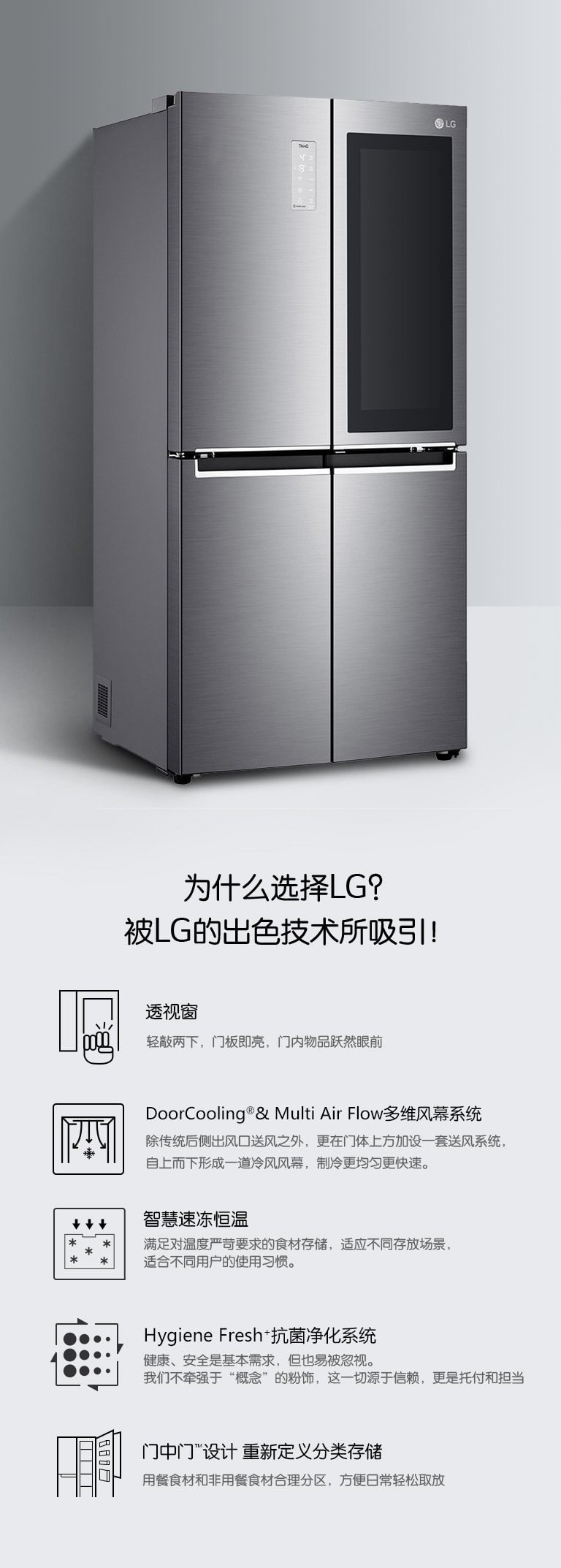 为什么选择LG？ 被LG的出色技术所吸引！