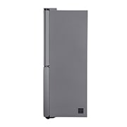 LG 530L 敲一敲门中门冰箱 十字四门 钛空银, 90度侧面图, F521S71, thumbnail 14