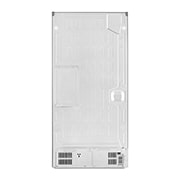 LG 530L 敲一敲门中门冰箱 十字四门 钛空银, 背面图, F521S71, thumbnail 15