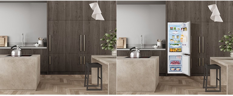 自定义冰箱面板, 打造一体化厨房空间