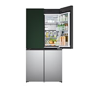 LG Objet Collection 奂然™ <br>原装进口 自由嵌入式冰箱, 正面上开门视图, F621GE65B, thumbnail 2