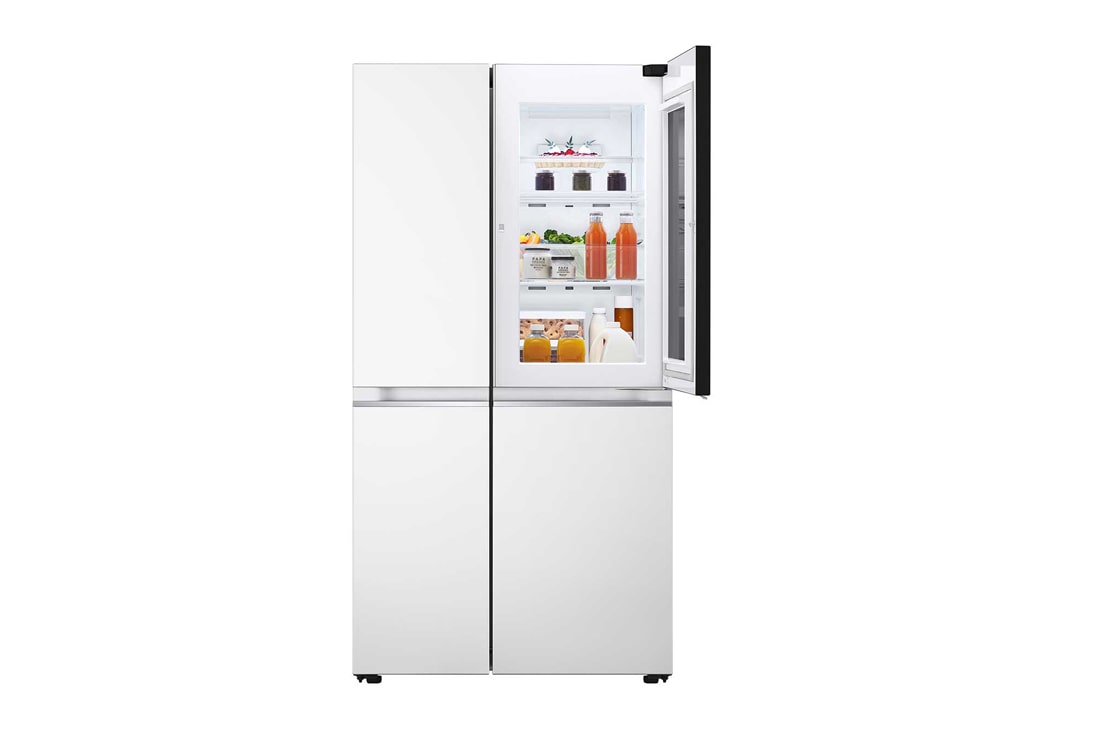 LG 御冰系列 655L 大容量敲一敲冰箱 对开门 珠光白, rear view, S651SW76B, thumbnail 11