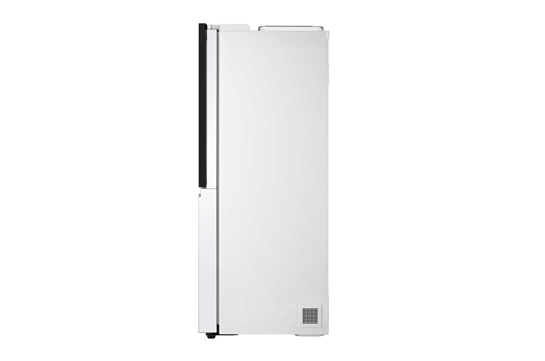 LG 御冰系列 655L 大容量敲一敲冰箱 对开门 珠光白, side view of the monitor moving downwards for height adjustment, S651SW76B, thumbnail 14