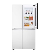 LG 御冰系列 655L 大容量敲一敲冰箱 对开门 珠光白, rear view, S651SW76B, thumbnail 11