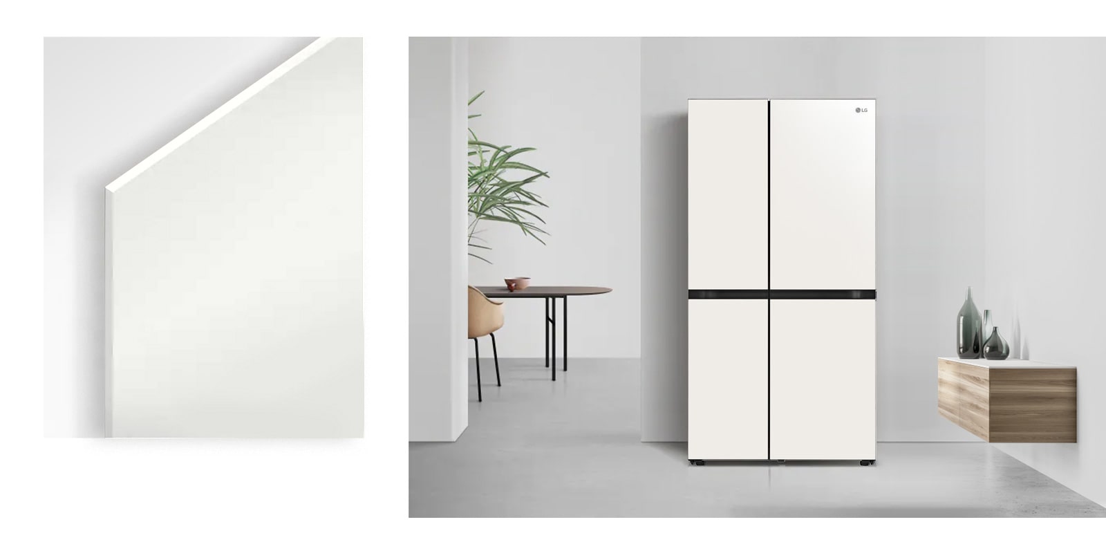 全新一代凝脂白玻璃门板 美学与稳固兼备