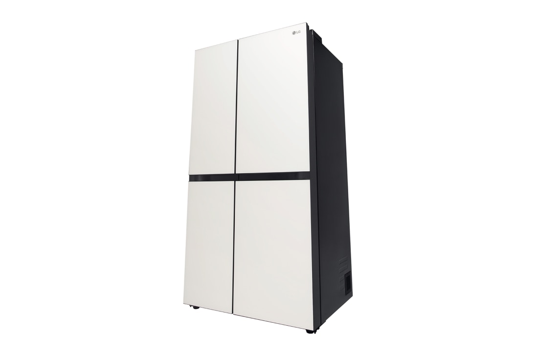LG 御冰系列 655L 大容量玻璃面板冰箱 对开门 凝脂白, -45度仰视图, S652GTW16B, thumbnail 10