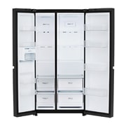 LG 御冰系列 655L 大容量玻璃面板冰箱 对开门 凝脂白, 正面开门视图, S652GTW16B, thumbnail 2