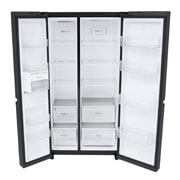 LG 御冰系列 655L 大容量玻璃面板冰箱 对开门 凝脂白, 正面开门俯视图, S652GTW16B, thumbnail 8