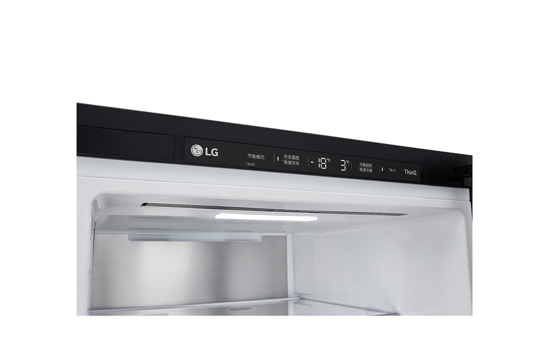 LG Objet Collection 奂然™ 系列 344L 自由嵌入式组合冰箱 两门 可定制面板 玉石白, 细节图3, M342BE17, thumbnail 6