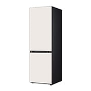 LG Objet Collection 奂然™ 系列 344L 自由嵌入式组合冰箱 两门 可定制面板 玉石白, -45度侧视图, M342BE17, thumbnail 14