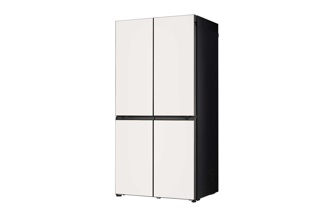 LG Objet Collection 奂然™ 系列 617L 大容量自由嵌入式原装进口冰箱 十字四门 可定制面板 玉石白, 左视图, F622GBB31B, thumbnail 15