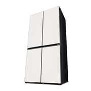 LG Objet Collection 奂然™ 系列 617L 大容量自由嵌入式原装进口冰箱 十字四门 可定制面板 玉石白, 左45度侧视图, F622GBB31B, thumbnail 14