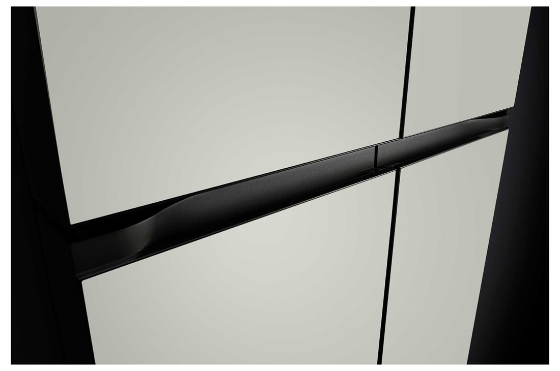 LG Objet Collection 奂然™ 系列 617L 大容量自由嵌入式原装进口冰箱 十字四门 可定制面板 烟灰色, 细节图1, F622MGG31B, thumbnail 4