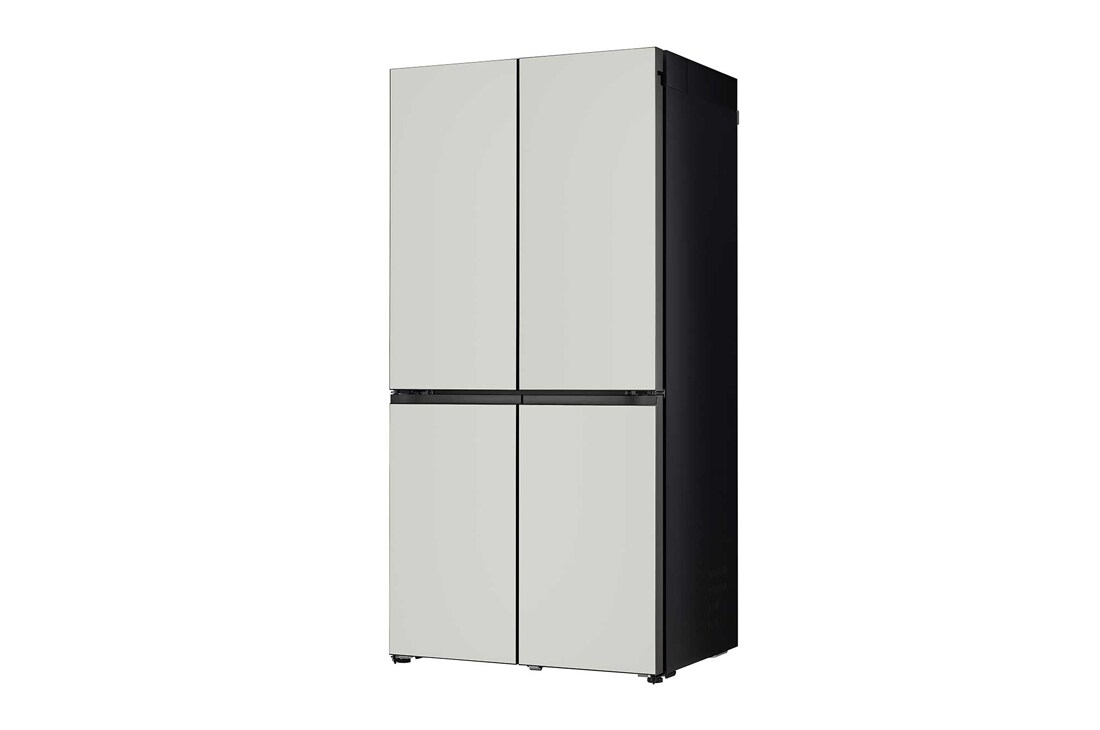 LG Objet Collection 奂然™ 系列 617L 大容量自由嵌入式原装进口冰箱 十字四门 可定制面板 烟灰色, 左视图, F622MGG31B, thumbnail 15