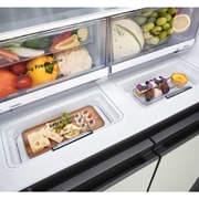 LG Objet Collection 奂然™ 系列 617L 大容量自由嵌入式原装进口冰箱 十字四门 可定制面板 烟灰色, 细节图3, F622MGG31B, thumbnail 6
