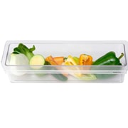 LG Objet Collection 奂然™ 系列 617L 大容量自由嵌入式原装进口冰箱 十字四门 可定制面板 烟灰色, 正面下开门视图, F622MGG31B, thumbnail 8