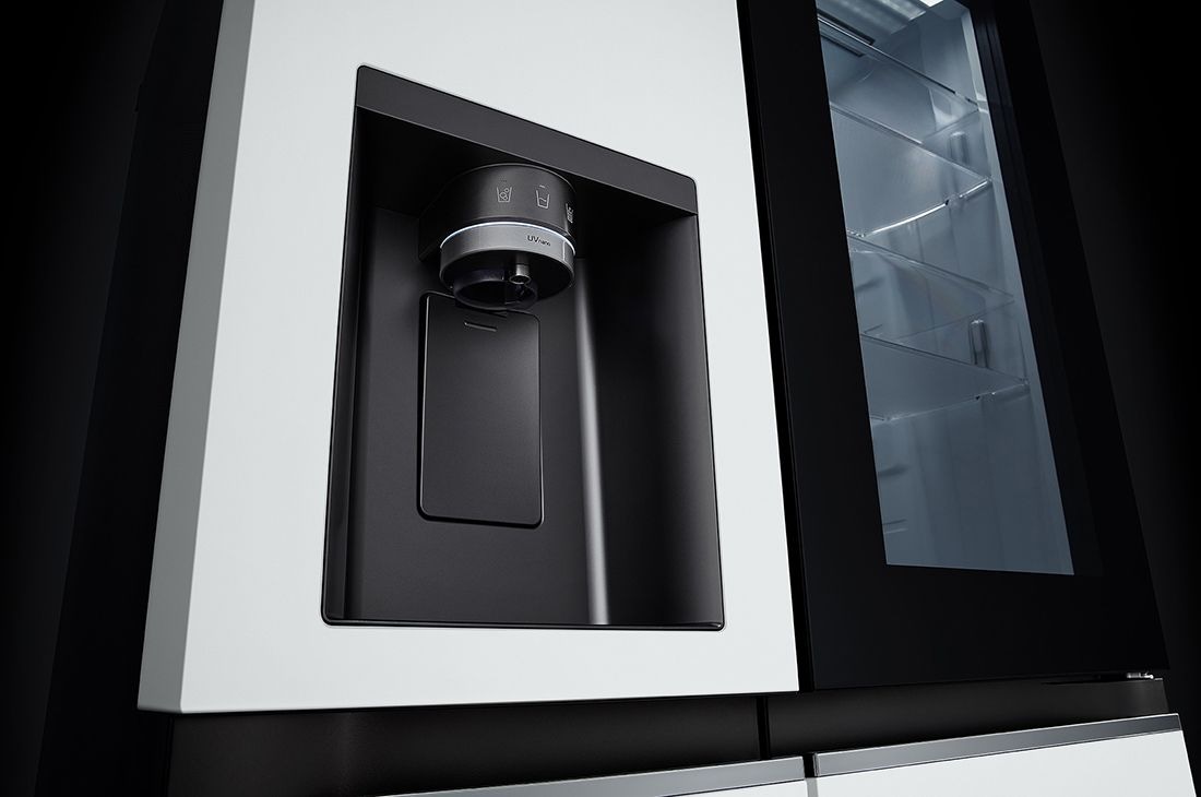 LG 635L 敲一敲自动制冰冰箱 对开门 莹润白, InstaView LightOff, S653MWW87D, thumbnail 7