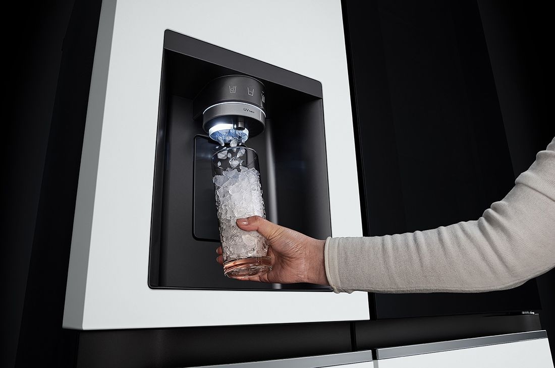 LG 635L 敲一敲自动制冰冰箱 对开门 莹润白, Dispenser2, S653MWW87D, thumbnail 10