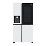 LG 635L 敲一敲自动制冰冰箱 对开门 莹润白, Front, S653MWW87D, thumbnail 2