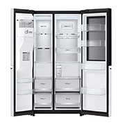 LG 635L 敲一敲自动制冰冰箱 对开门 莹润白, FrontOpen, S653MWW87D, thumbnail 4