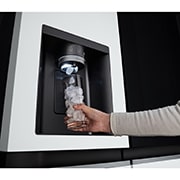 LG 635L 敲一敲自动制冰冰箱 对开门 莹润白, Dispenser3, S653MWW87D, thumbnail 11