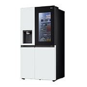 LG 635L 敲一敲自动制冰冰箱 对开门 莹润白, Side, S653MWW87D, thumbnail 16