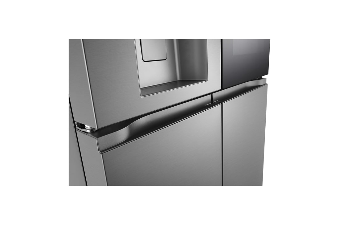 LG 冰趣系列 638L 敲一敲双制冰机冰箱 十字四门 星河银, Detail, F664MPY88D, thumbnail 5