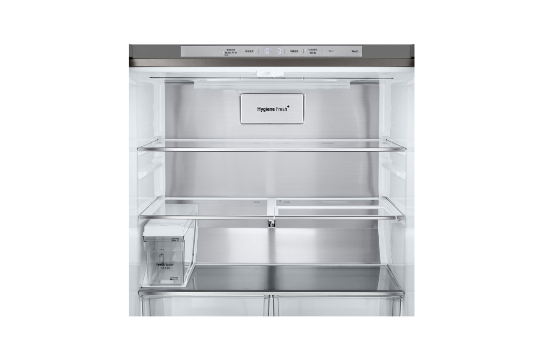 LG 冰趣系列  508L 敲一敲自动制冰冰箱 <br>十字四门  冰沙银, F544MMB95D, thumbnail 5
