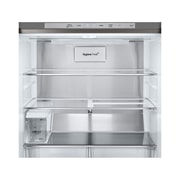 LG 冰趣系列  508L 敲一敲自动制冰冰箱 <br>十字四门  冰沙银, F544MMB95D, thumbnail 5