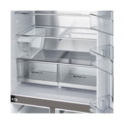 LG 冰趣系列  508L 敲一敲自动制冰冰箱 <br>十字四门  冰沙银, F544MMB95D, thumbnail 6