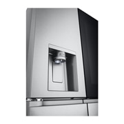 LG 冰趣系列  508L 敲一敲自动制冰冰箱 <br>十字四门  冰沙银, F544MMB95D, thumbnail 10