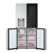 LG 冰趣系列  508L 敲一敲自动制冰冰箱 <br>十字四门  冰沙银, F544MMB95D, thumbnail 13