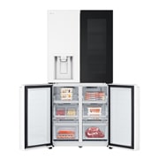 LG 冰趣系列 508L 敲一敲自动制冰冰箱 <br>十字四门  精华白, F544MEH85D, thumbnail 13