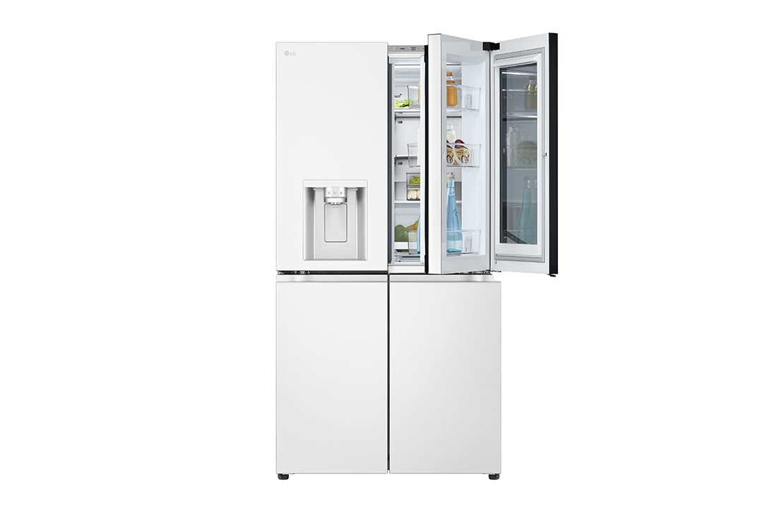LG 冰趣系列 640L 敲一敲门中门自动制冰 十字四门 精华白, Detail1, F664MEH95D, thumbnail 6