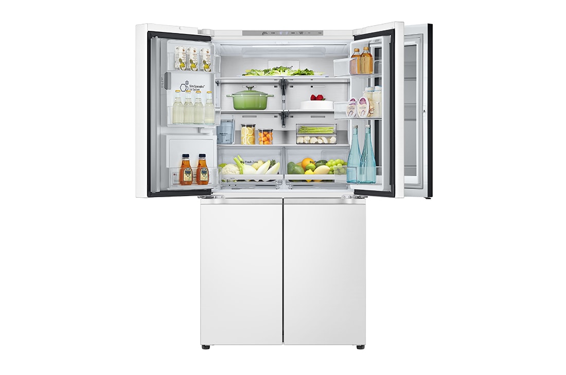 LG 冰趣系列 640L 敲一敲门中门自动制冰 十字四门 精华白, Detail3, F664MEH95D, thumbnail 8