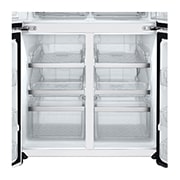 LG 冰趣系列 640L 敲一敲门中门自动制冰 十字四门 精华白, front open view, F664MEH95D, thumbnail 12