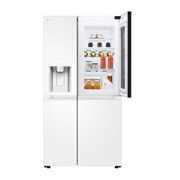 LG 628L 敲一敲制冰 全景透视窗 多维风幕 对开门 大容量冰箱, FrontOpen, S684MEG94A, thumbnail 2