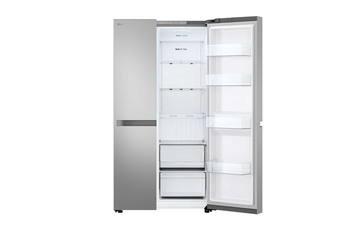 LG 664L 对开门 多维风幕 纯色星河银 美学设计感 大容量冰箱, Front Open revised, S674MPY11D, thumbnail 4
