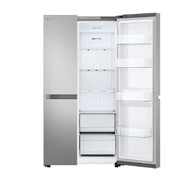 LG 664L 对开门 多维风幕 纯色星河银 美学设计感 大容量冰箱, Front Open revised, S674MPY11D, thumbnail 4