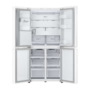 LG 506L 制冰冰箱 十字四门 精华白, FrontOpen, F544MEH62D, thumbnail 6