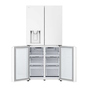 LG 506L 制冰冰箱 十字四门 精华白, FrontBottomOpen, F544MEH62D, thumbnail 8